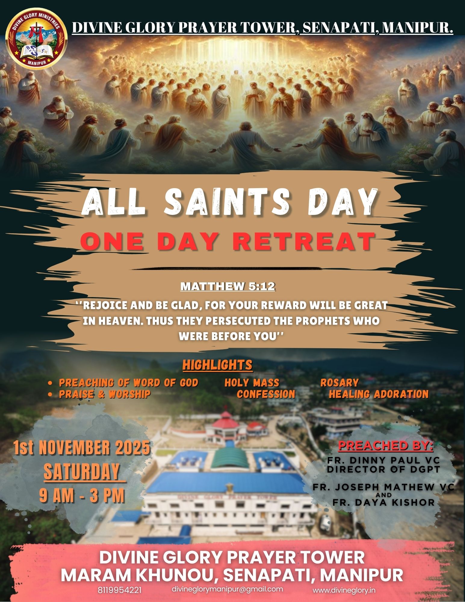 All Saints Day One Day Retreat, November 1, 2025